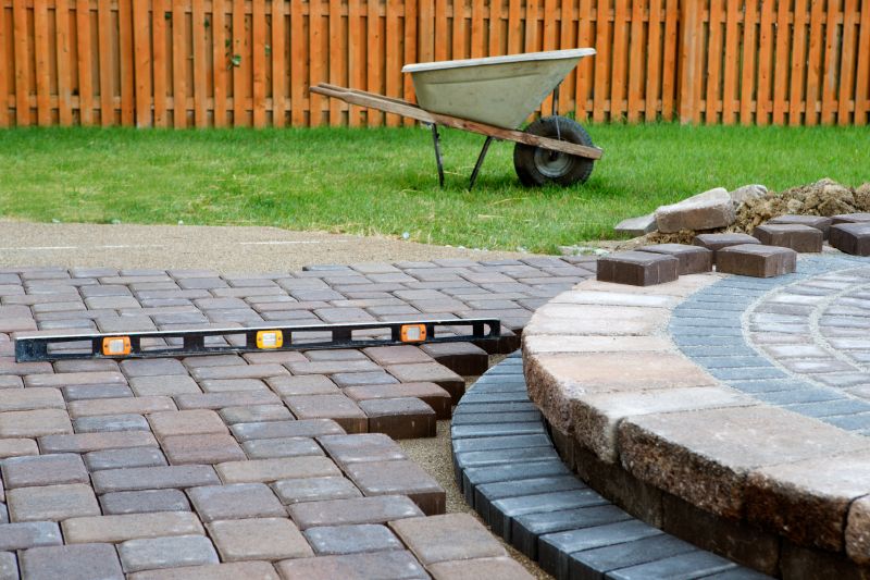 Patio Brick Installation