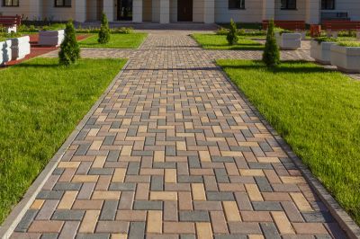 Patio Brick Installation