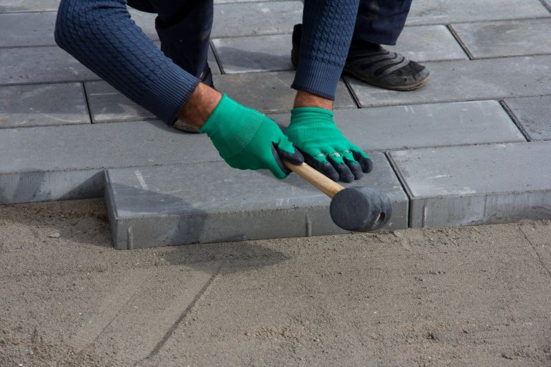 Patio Brick Installation