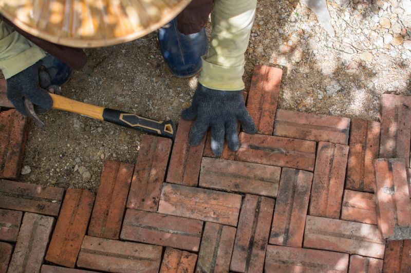 Patio Brick Installation