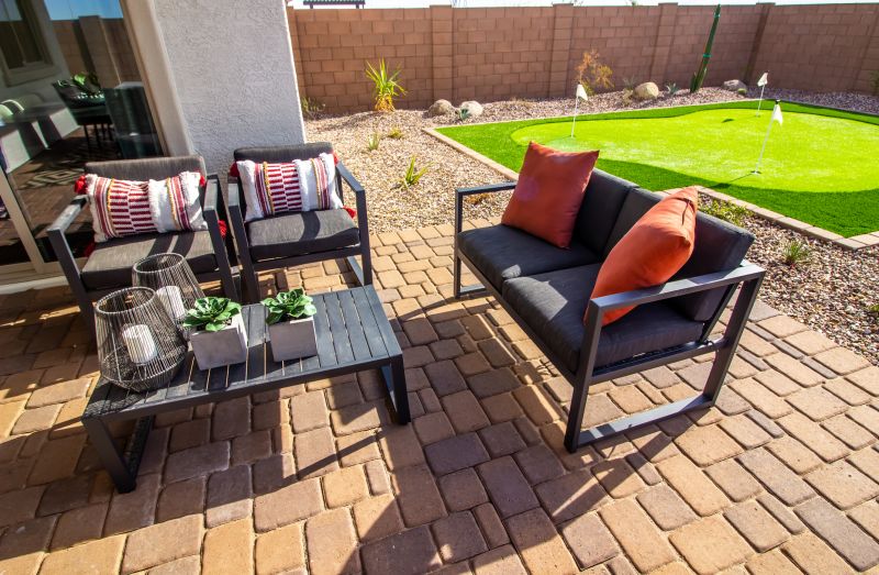 Patio Brick Installation