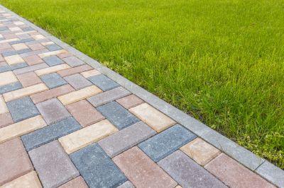 Patio Brick Installation